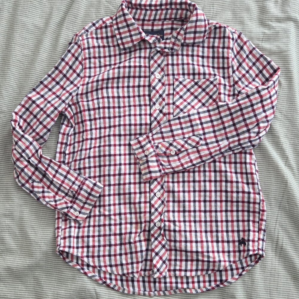 Brooks Brothers Red and Black Plaid Shirt